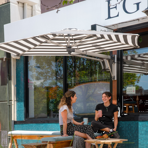 Choosing the right sun umbrella for your boutique café