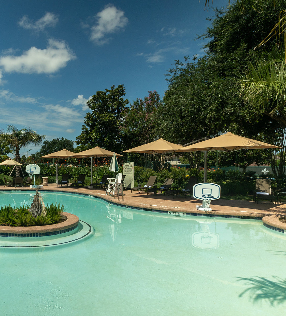 Freshen up your country club with an umbrella color update
