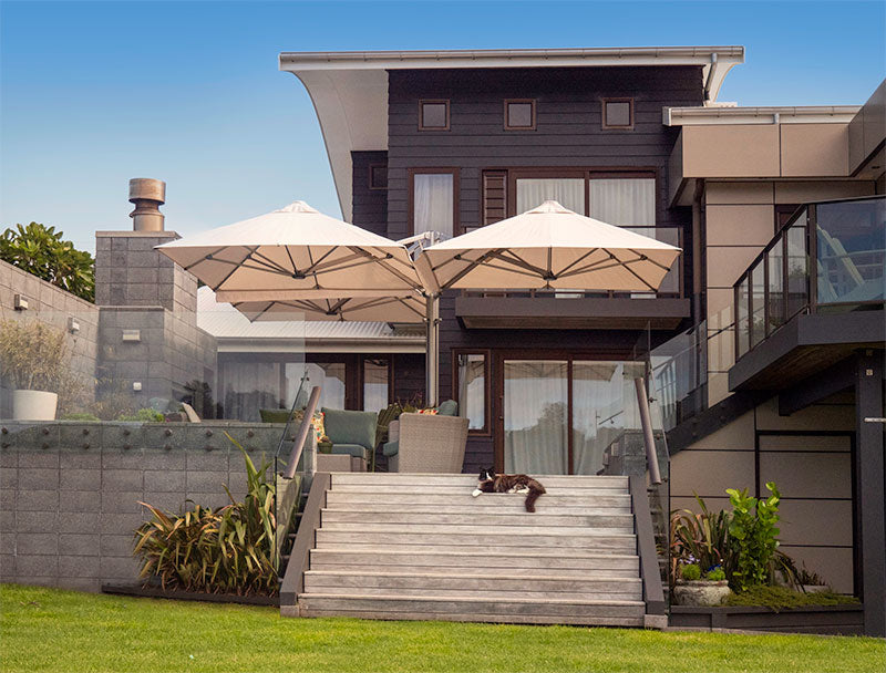 Transform Your Patio With Modular Cantilever Umbrellas