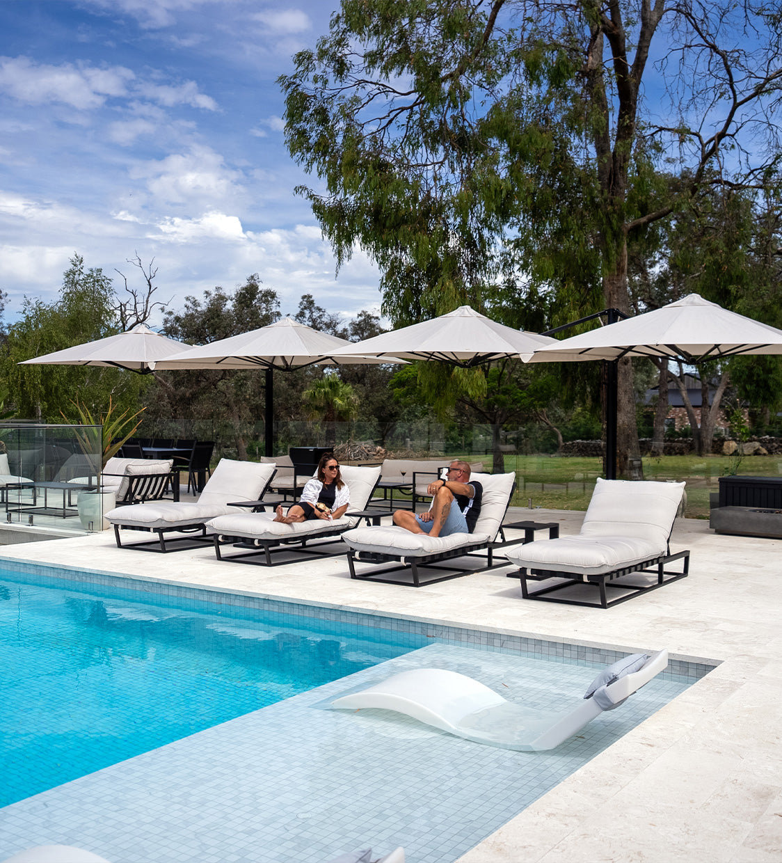 Cantilever Umbrellas for Australian Sun