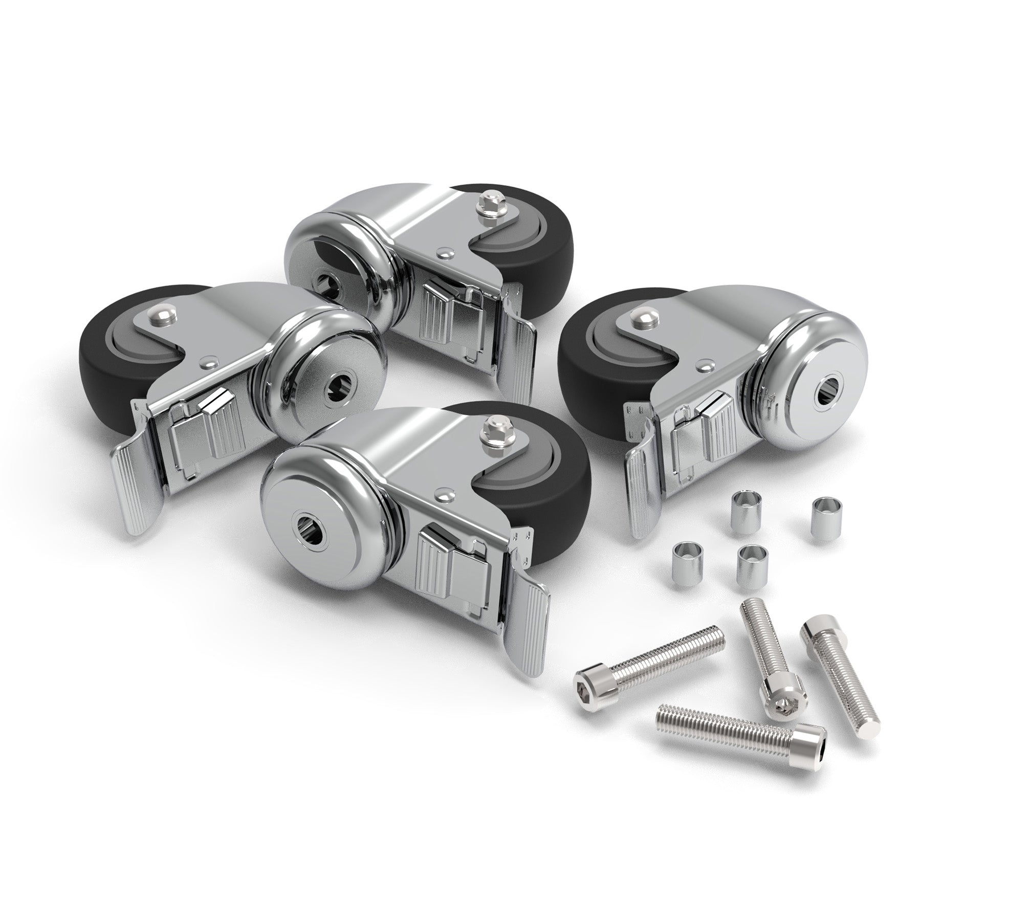 Free-Standing Base Castor Wheels