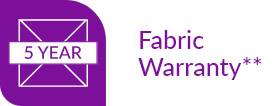 5 year fabric warranty