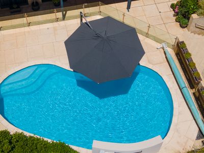 poolside cantilever umbrella